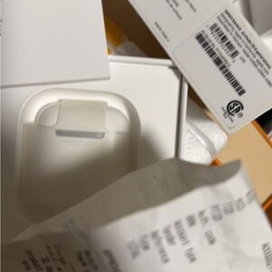 White Wireless Earbuds Charging Case